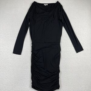 Athleta Dress Womens Small Solstice Draping Cowl Neck Fitted Work Career‎ Casual